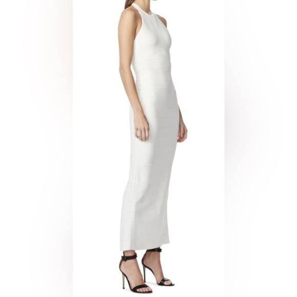 Herve Leger - White Halter Icon Gown size Small. - Picture 6 of 11